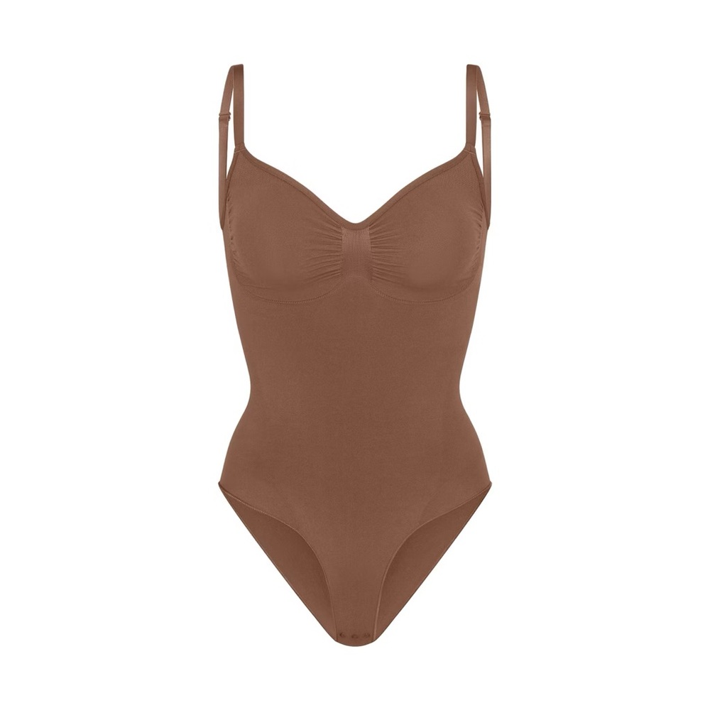SKIMS BRIEF BODYSUIT Brown Shapewear